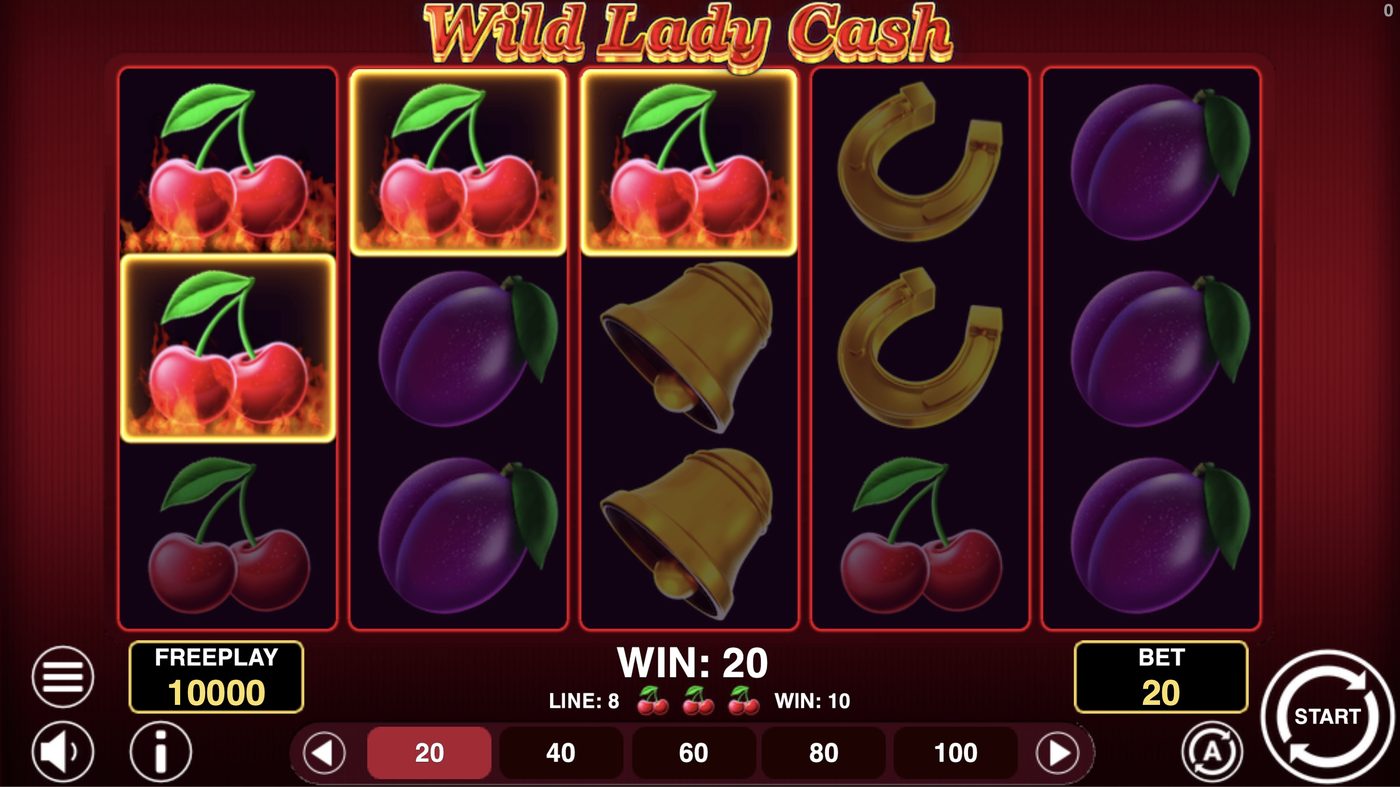 Wild Lady Cash: image of winning