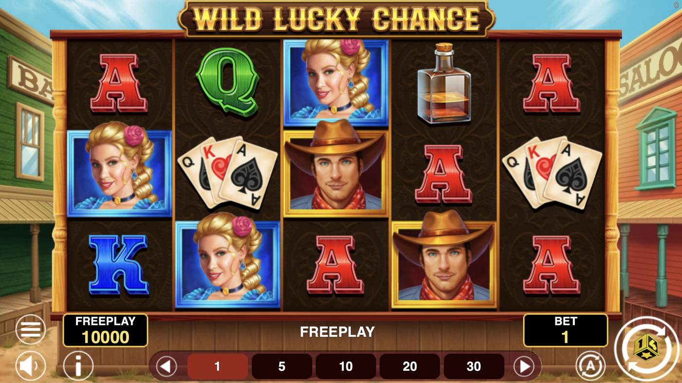 Wild Lucky Chance: image of main menu