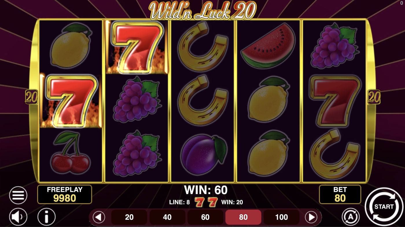 Wild'n Luck 20: image of winning