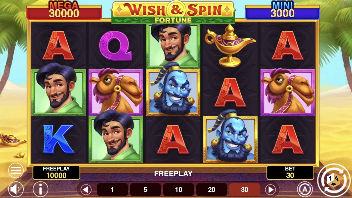 Wish And Spin Fortune: image of main menu