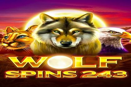 Wolf Spins 243 Online Slot Logo