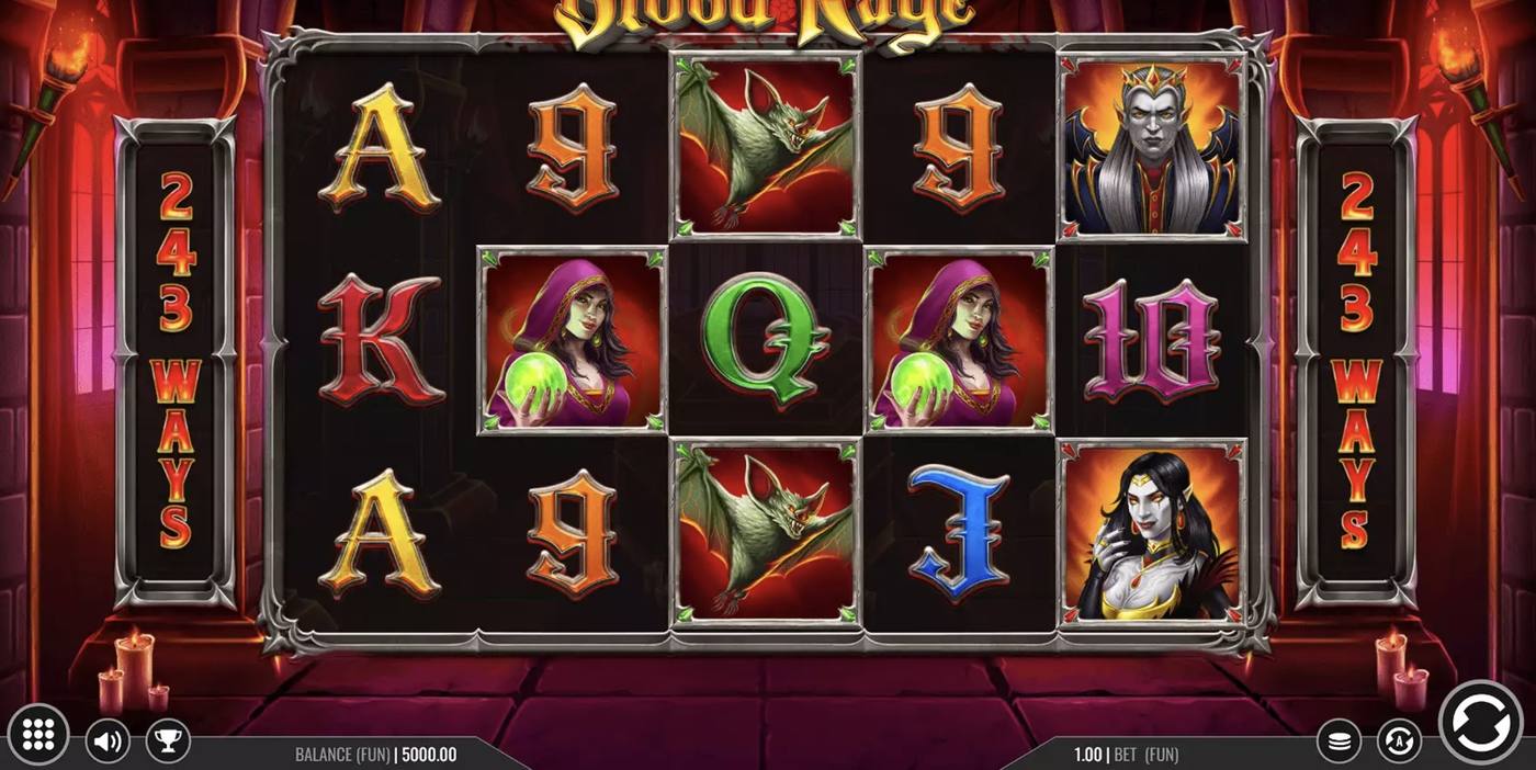Blood Rage: image of main menu