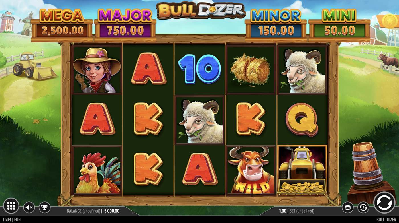 Bull Dozer: image of main menu