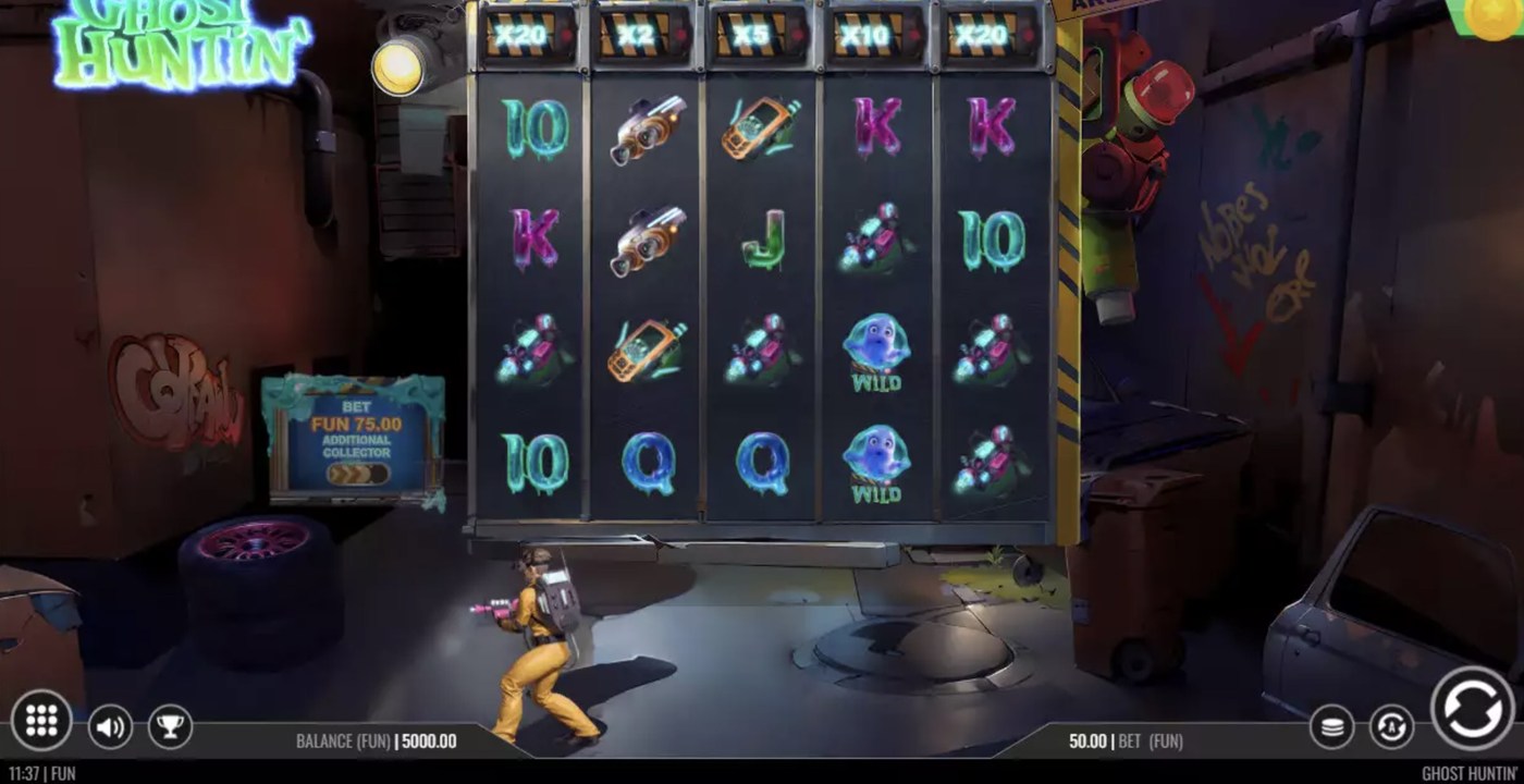 Ghost Huntin': image of main menu