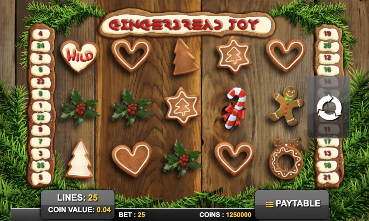 Gingerbread Joy: image of main menu