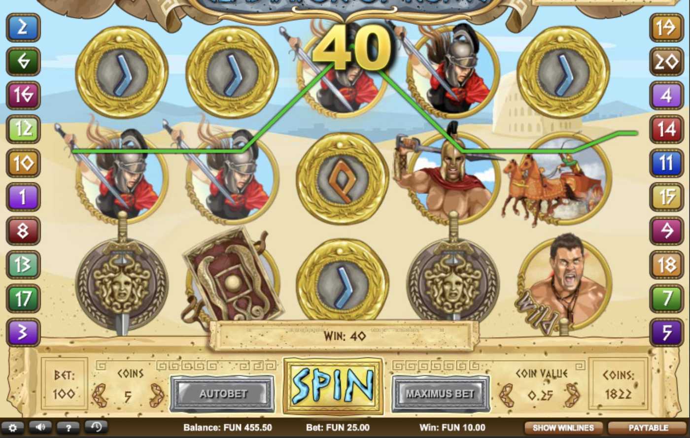 Gladiator of Rome: image of winning
