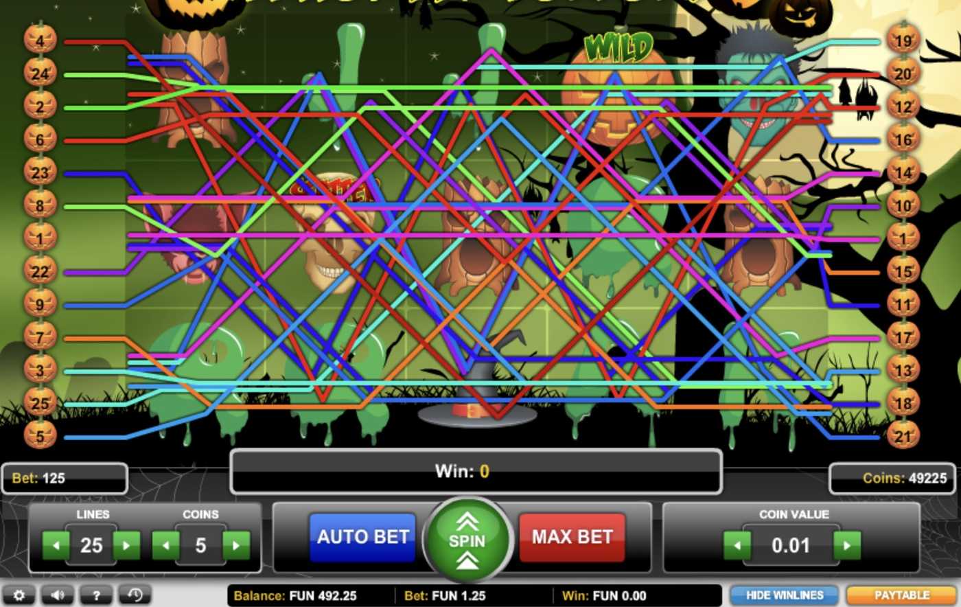 Halloween Horrors: image of main menu