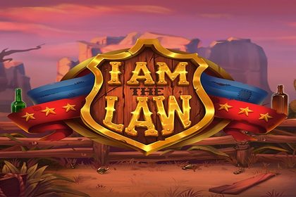 I Am The Law Online Slot Logo