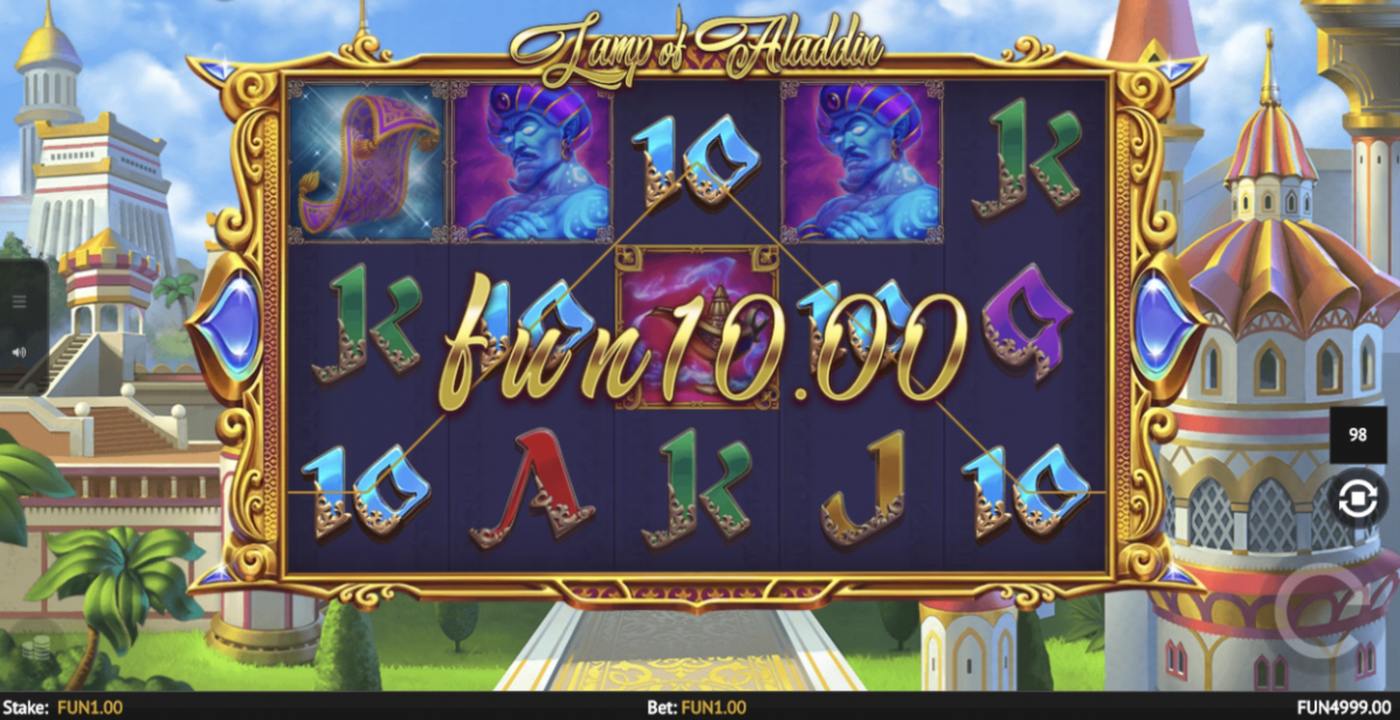Lamp of Aladdin: image of winning