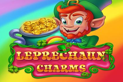 Leprechaun Charms Online Slot Logo
