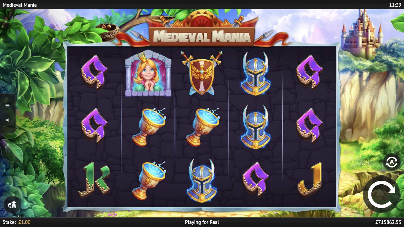 Medieval Mania: image of main menu