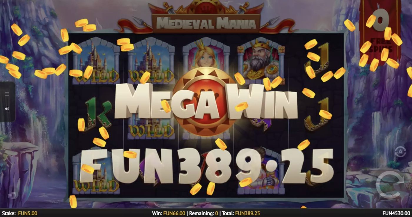 Medieval Mania: image of winning