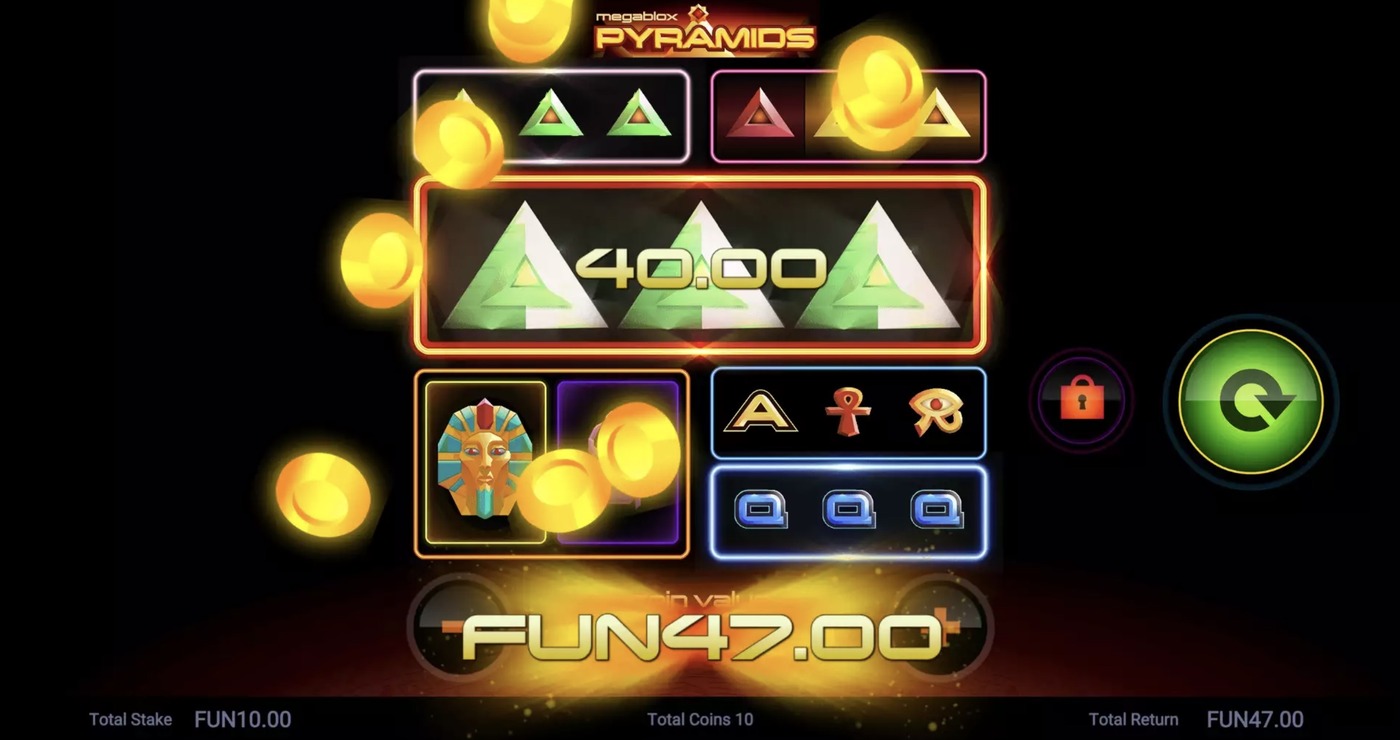 Megablox Pyramids: image of winning