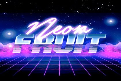 Neon Fruit Online Slot Logo