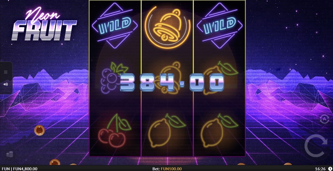 Neon Fruit: image of winning