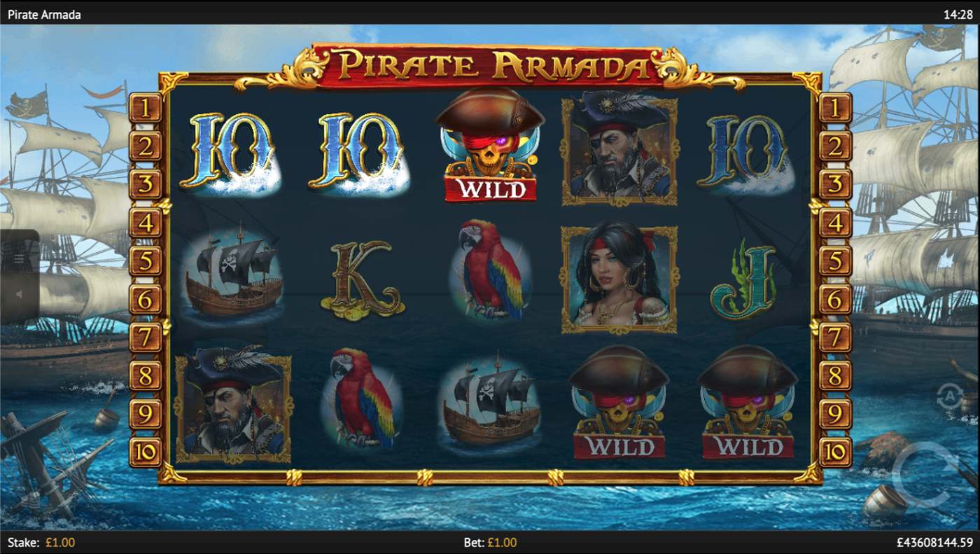 Pirate Armada: image of main menu