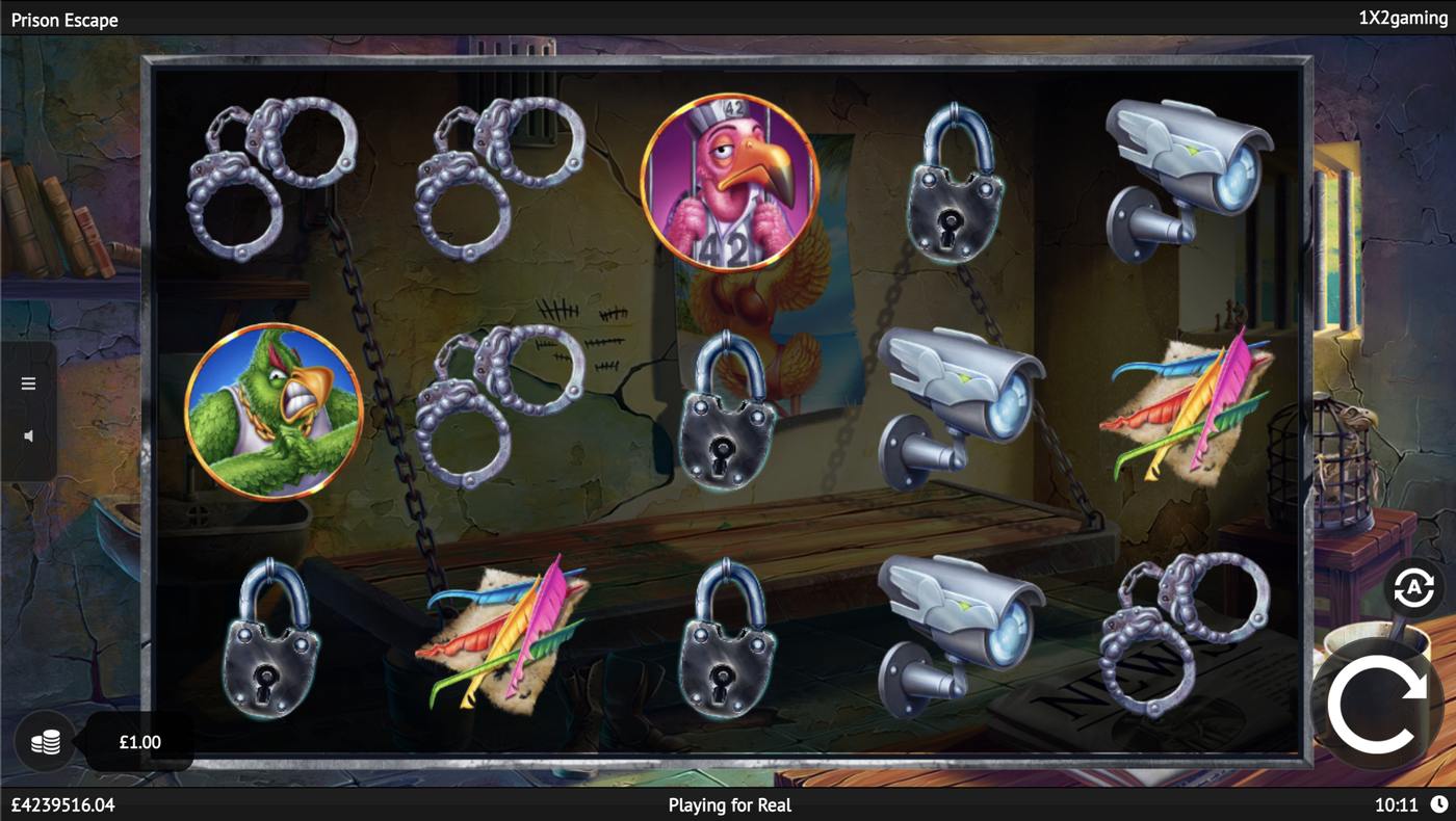 Prison Escape: image of main menu