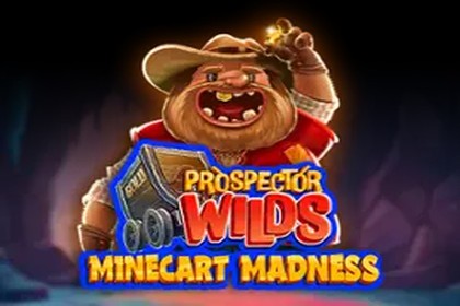 Prospector Wilds Minecart Madness Online Slot Logo
