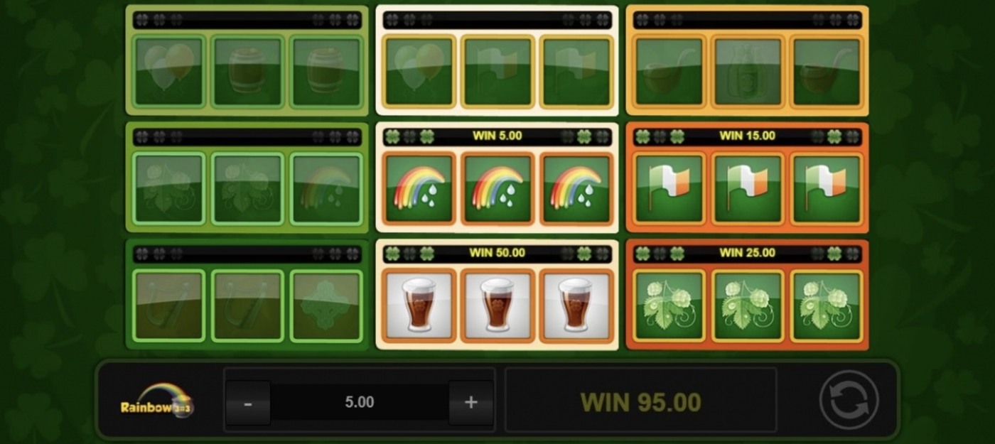 Rainbow 3X3: image of winning
