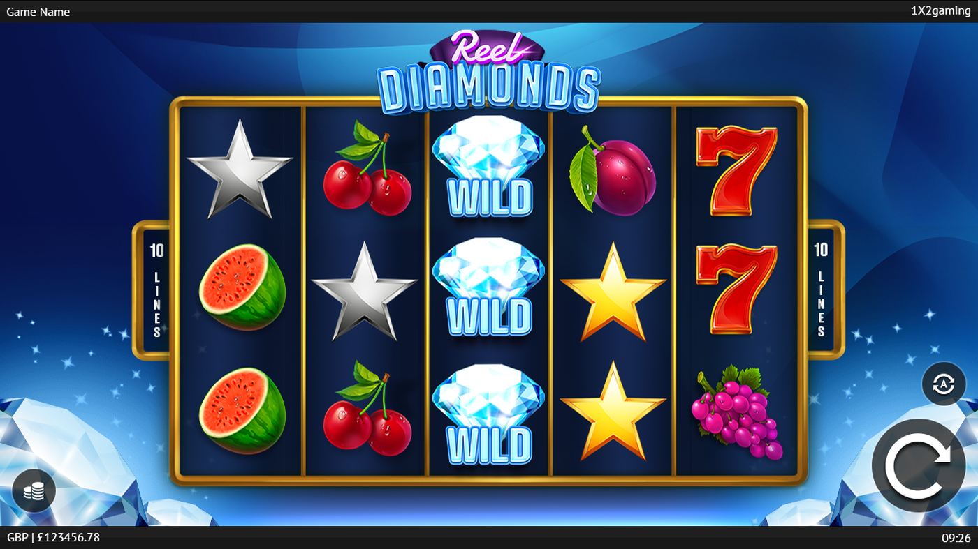 Reel Diamonds: image of main menu