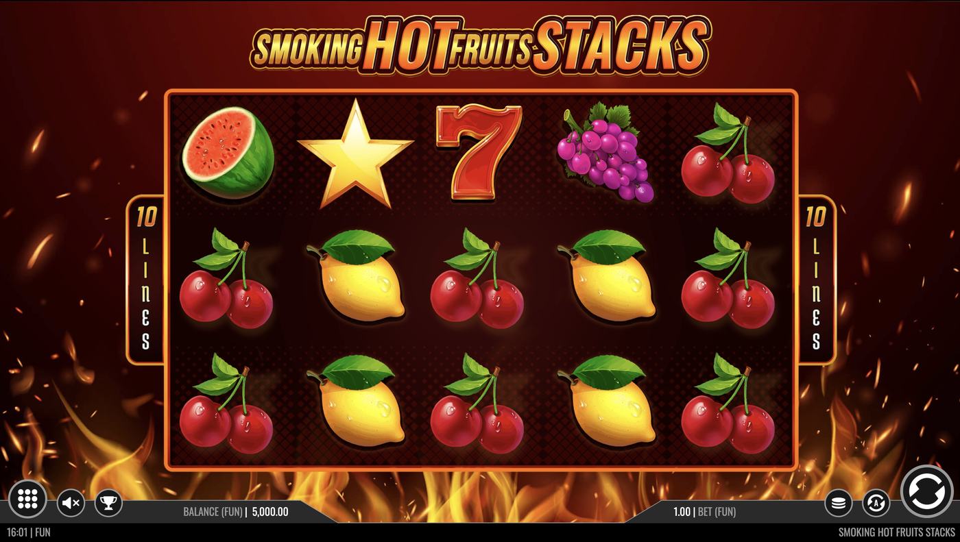 Smoking Hot Fruits Stacks: image of main menu