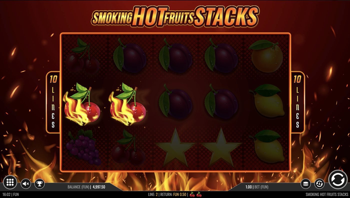 Smoking Hot Fruits Stacks: image of winning