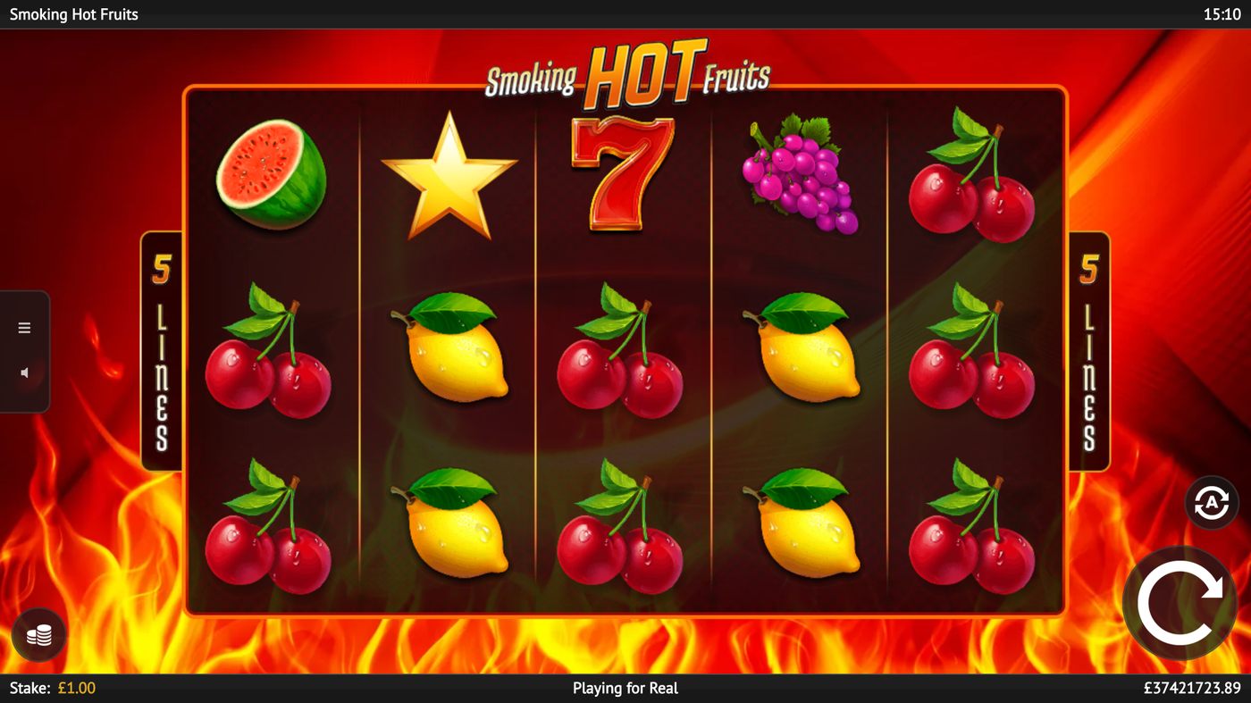 Smoking Hot Fruits: image of main menu