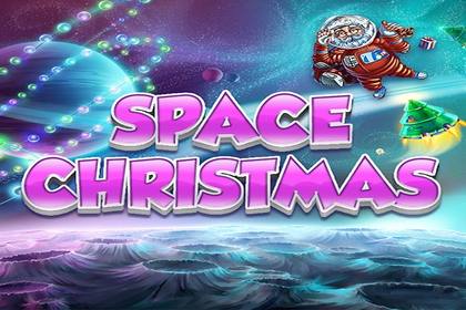 Space Christmas Online Slot Logo