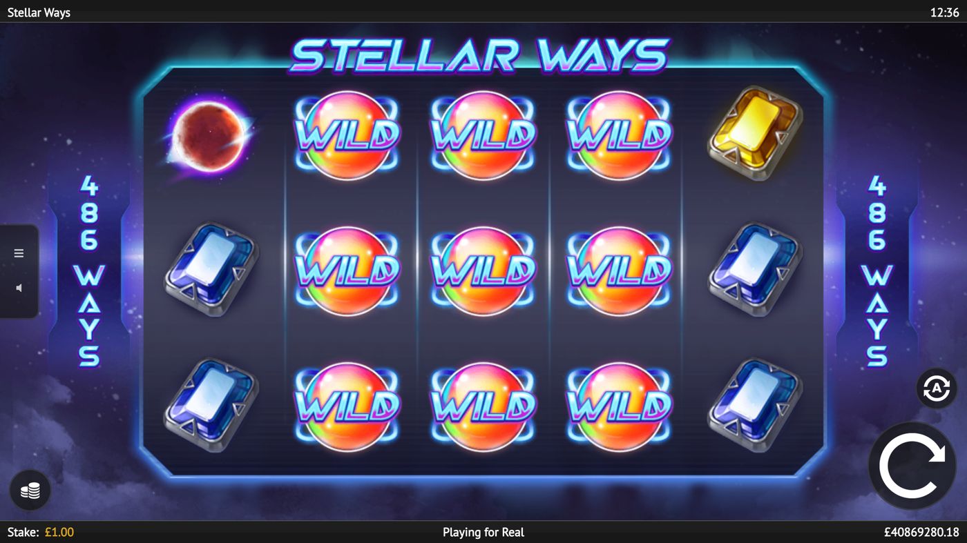 Stellar Ways: image of main menu