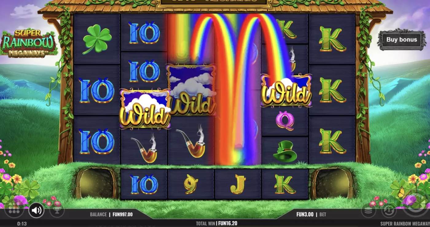 Super Rainbow Megaways: image of winning