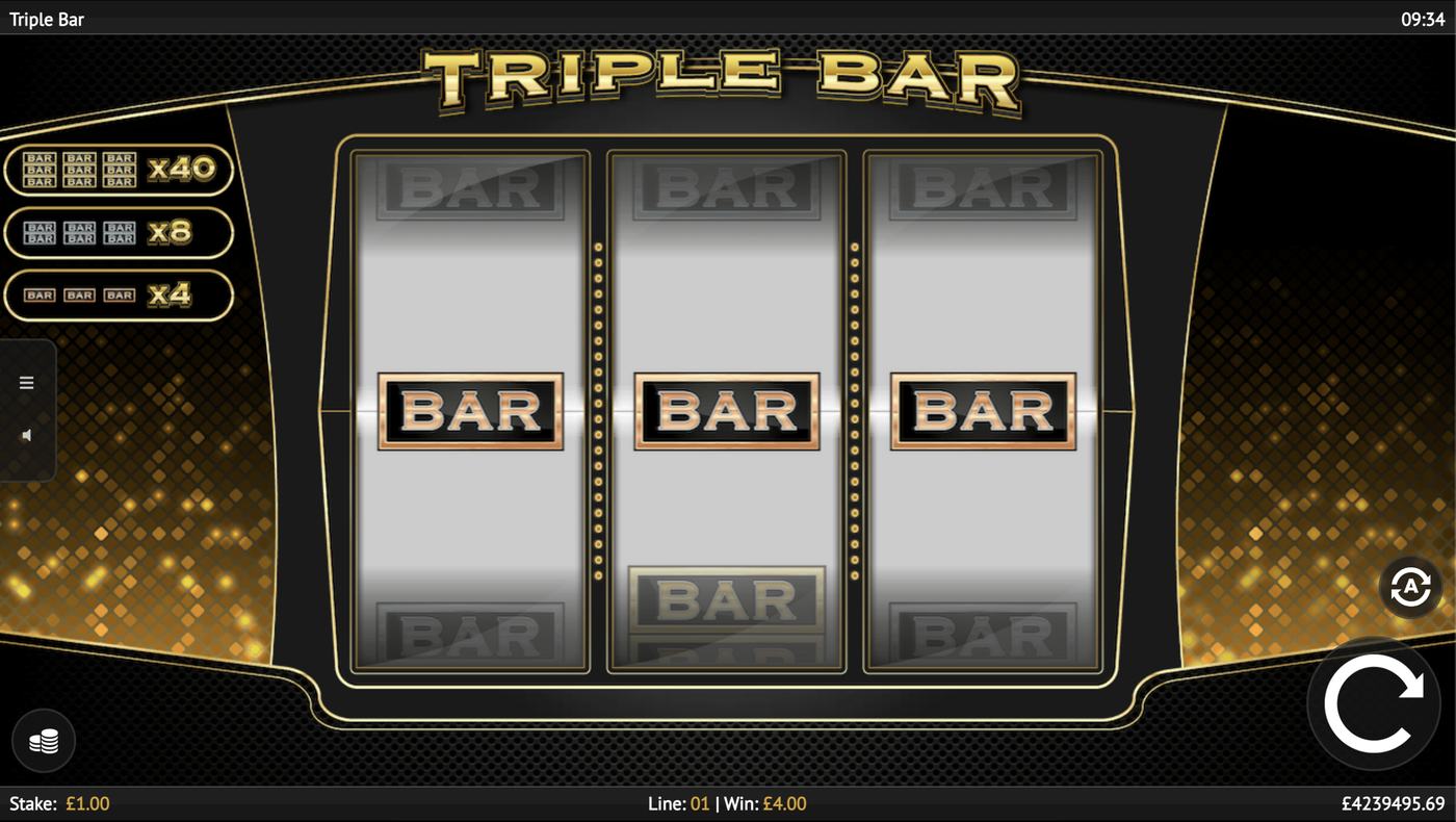 Triple Bar: image of main menu