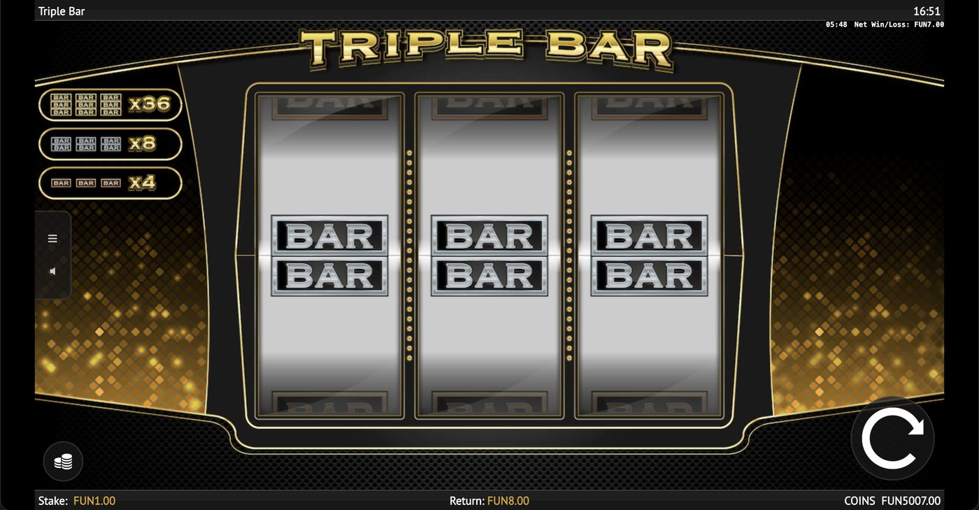 Triple Bar: image of winning