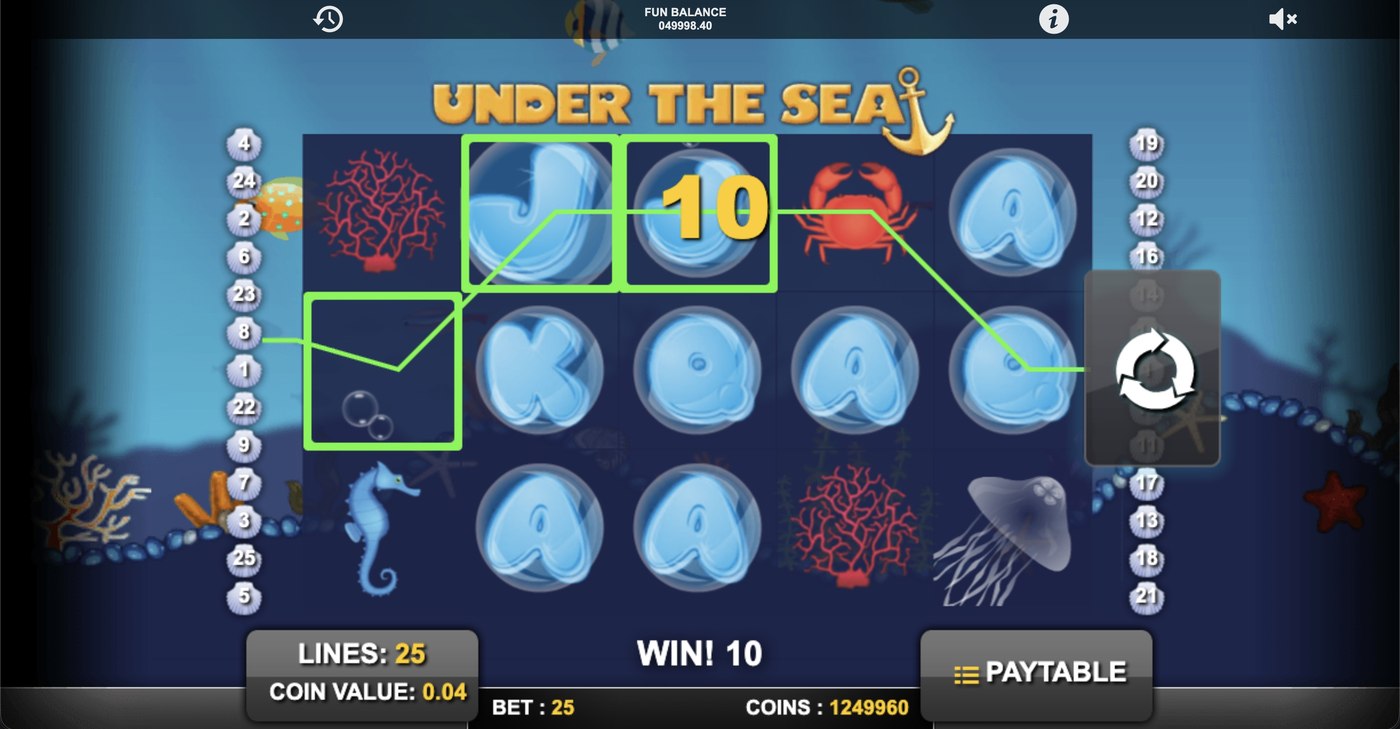 Under The Sea: image of winning