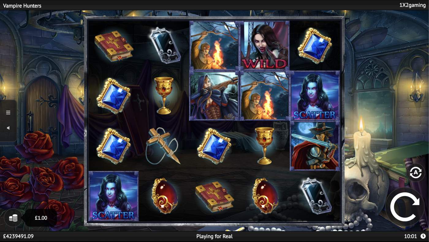 Vampire Hunters: image of main menu