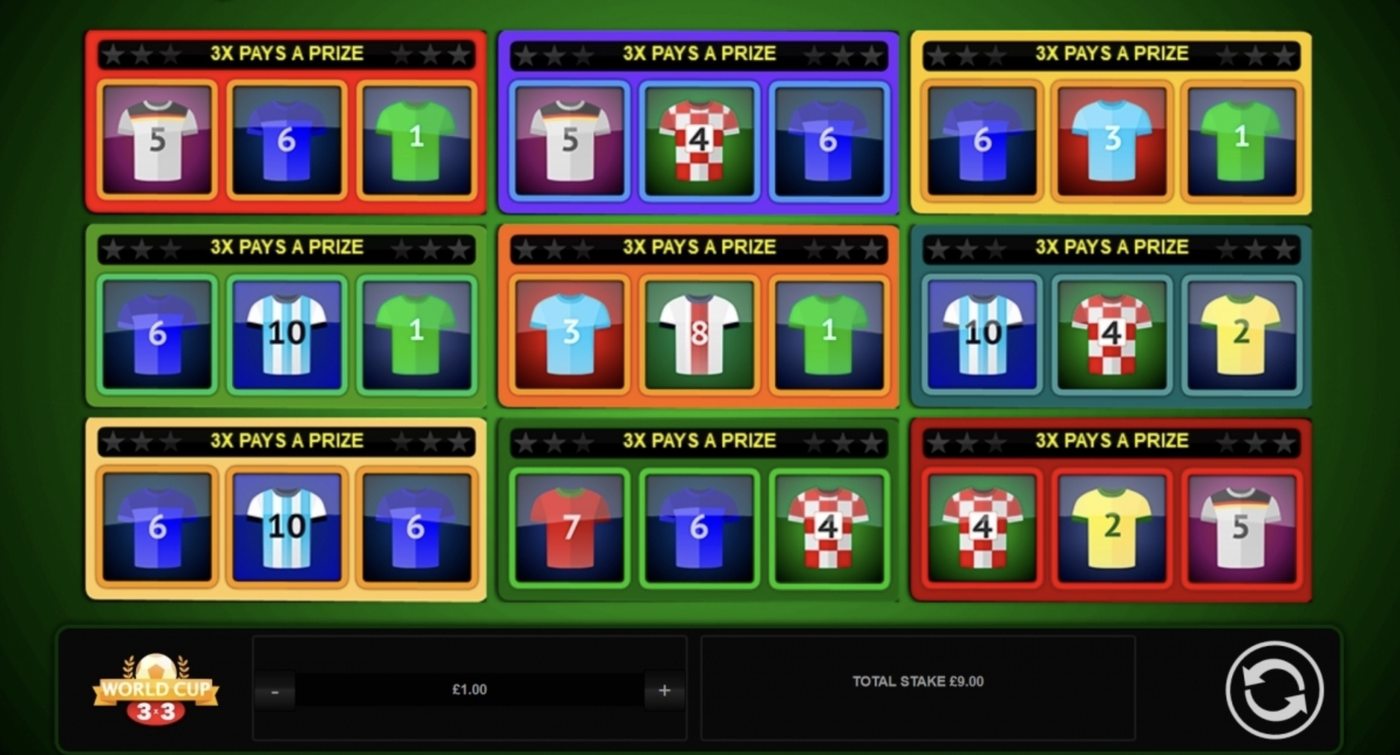 World Cup 3x3: image of main menu
