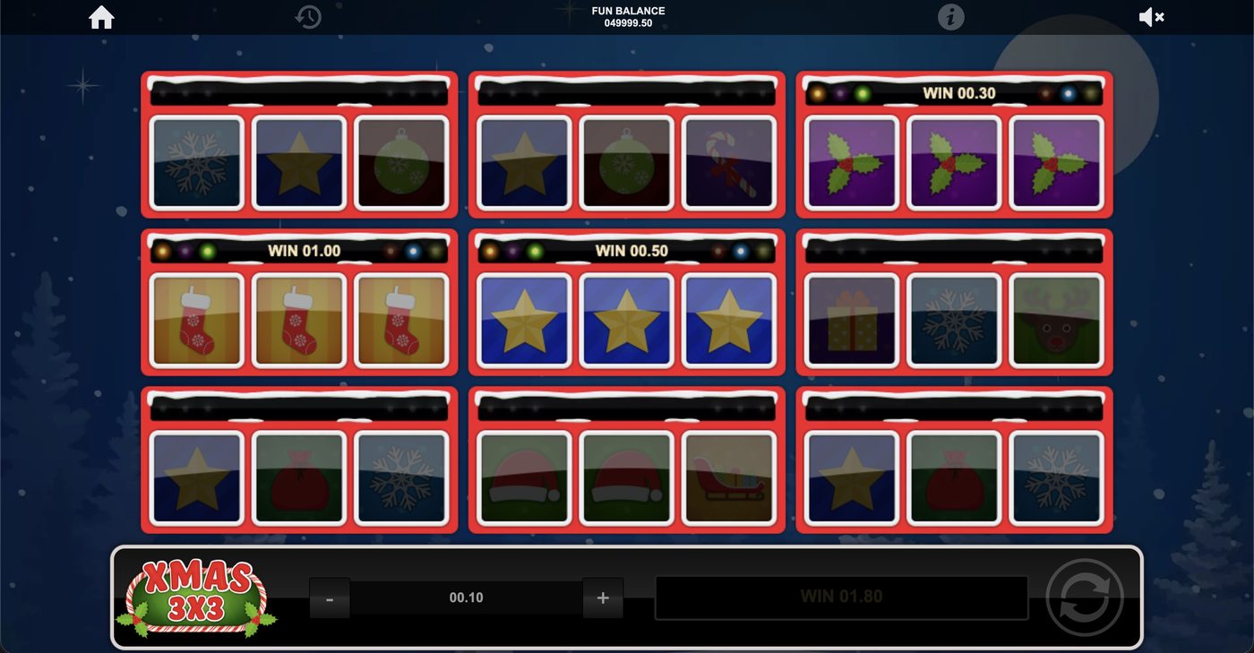 Xmas 3x3: image of winning