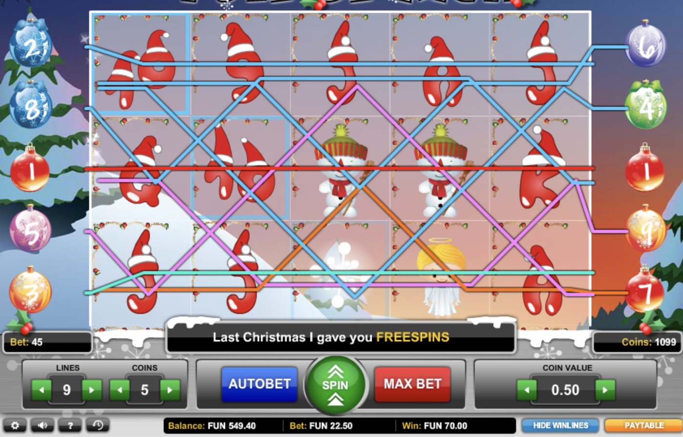 Yule Be Rich: image of main menu