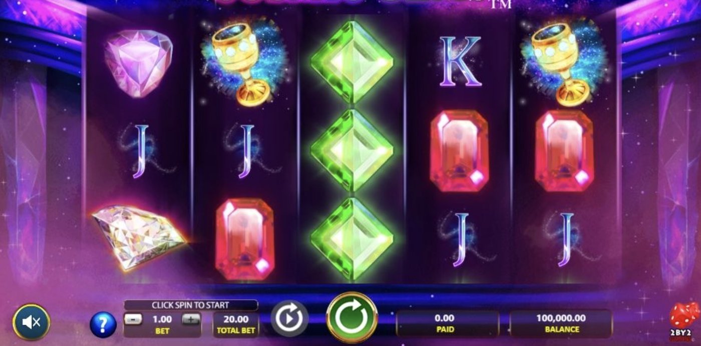Cosmic Gems: image of main menu