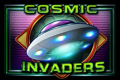 Cosmic Invaders Online Slot Logo