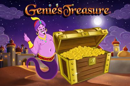 Genie's Treasure Online Slot Logo