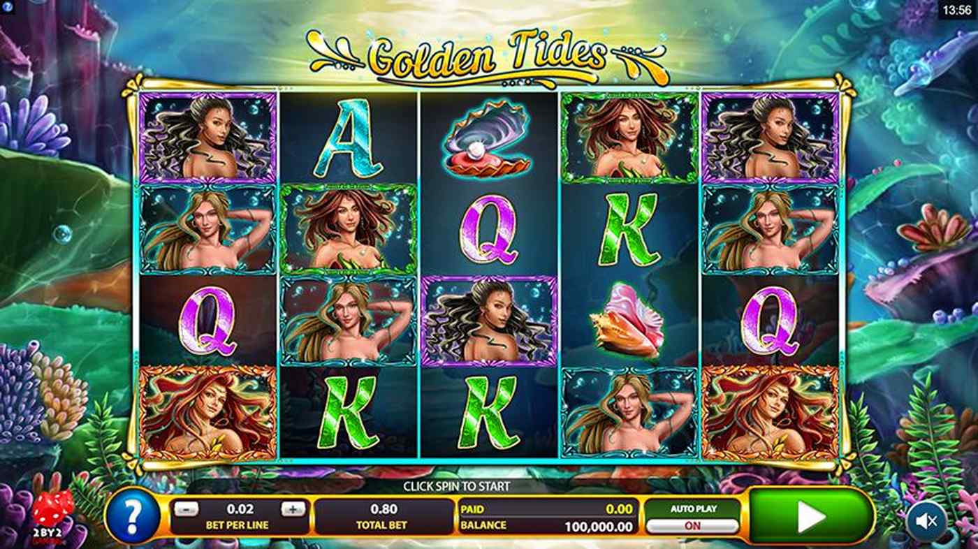 Golden Tides: image of main menu