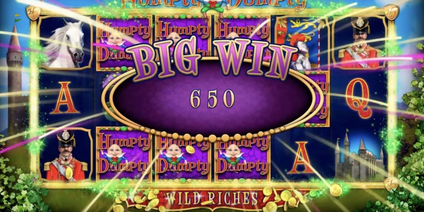 Humpty Dumpty Wild Riches: image of winning