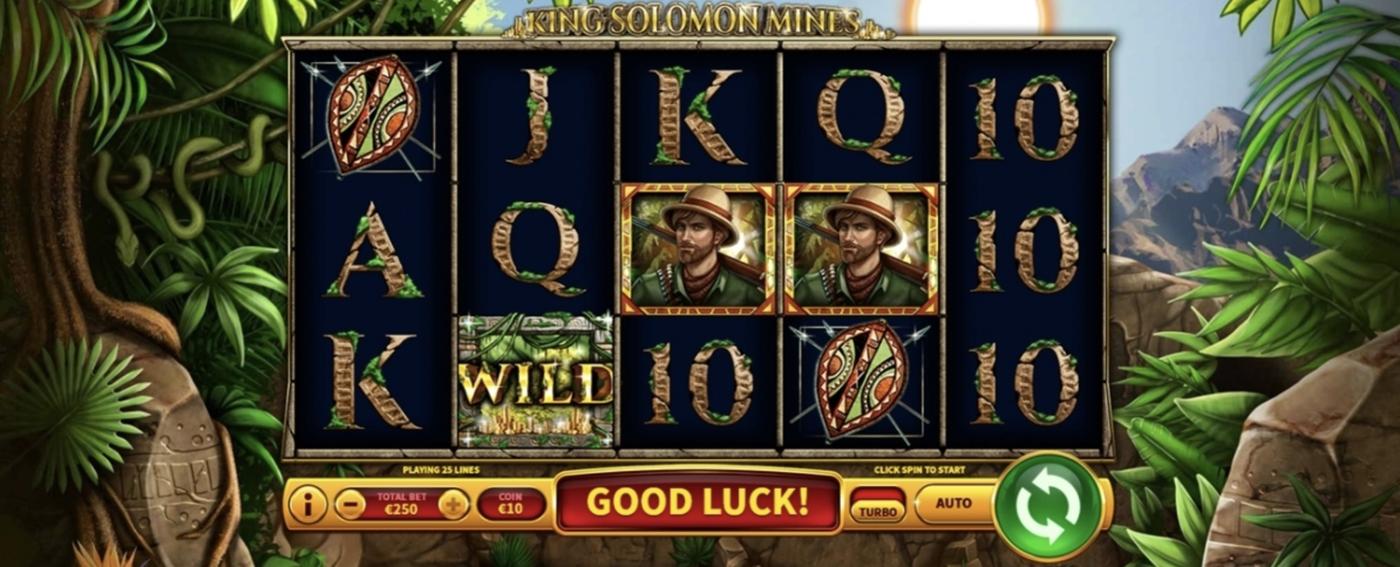 King Solomon Mines: image of main menu