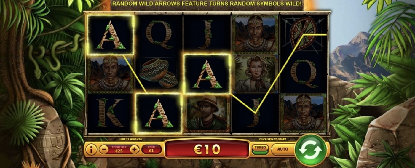 King Solomon Mines: image of winning