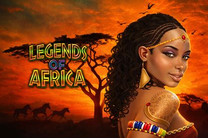 Legends of Africa Online Slot Logo