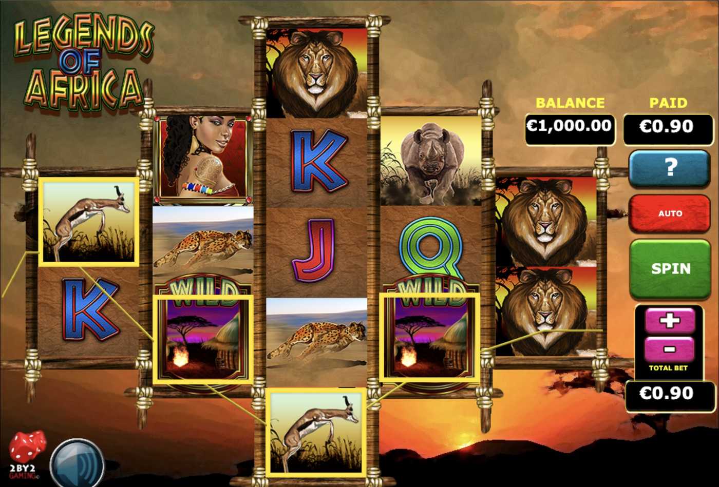 Legends of Africa: image of winning
