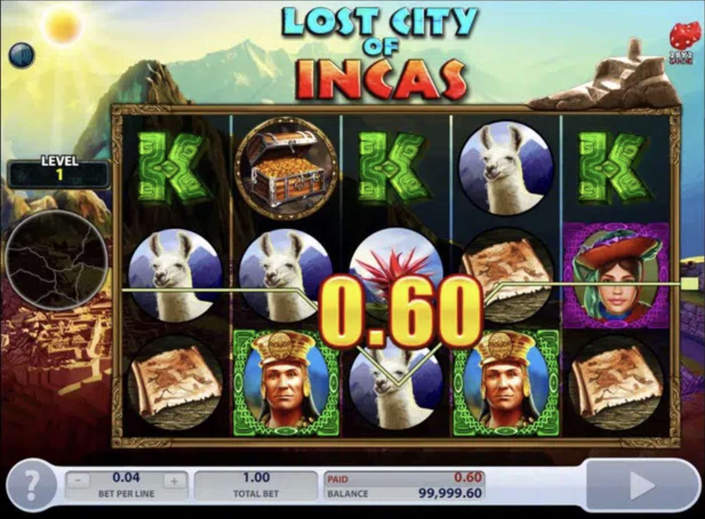 Lost City of Incas: image of winning