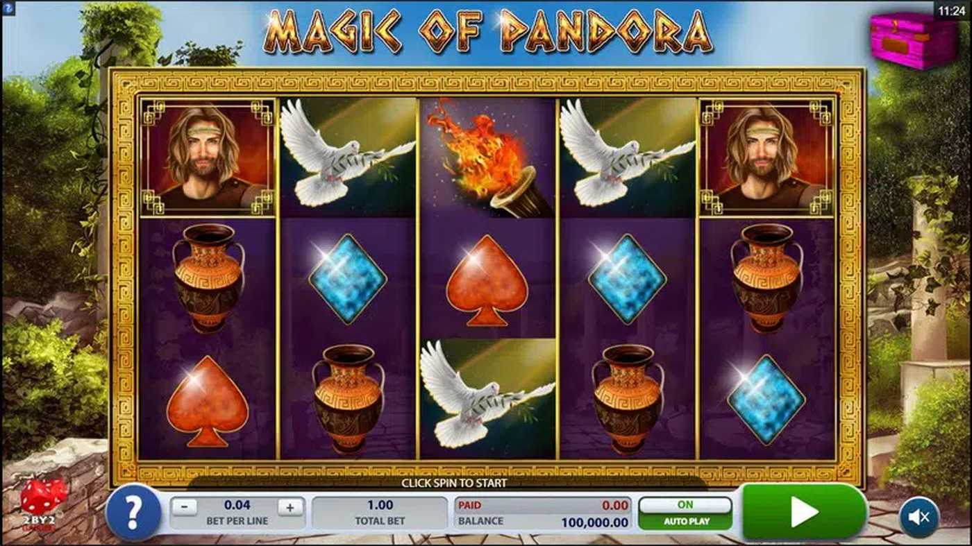 Magic of Pandora: image of main menu