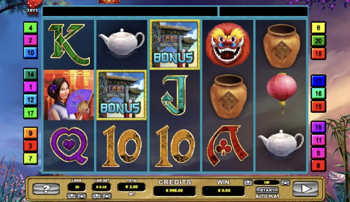 Mandarin fortune: image of main menu