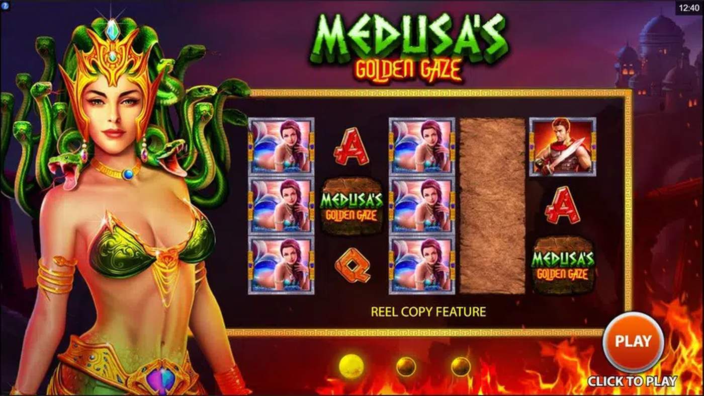 Medusa's Golden Gaze: image of main menu